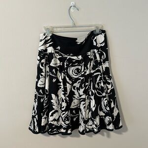 Black and white skirt